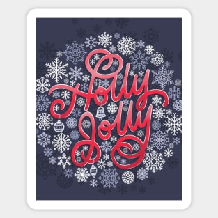 Holly Jolly Sticker